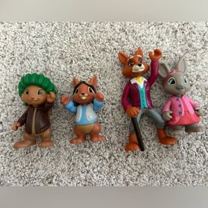 Peter Rabbit Set of Four Animal Figurines